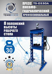 TS-0530A Пресс гидравлический, 30 тонн
