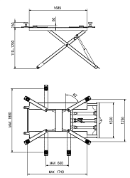 Подъемник для шиномонтажа, ES-27