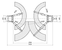 Подъемник 3,2 тонны, 2-х стоечный, TS-1112 